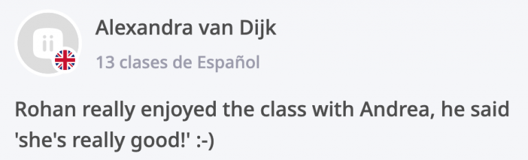 Spanish Teacher reviews 11